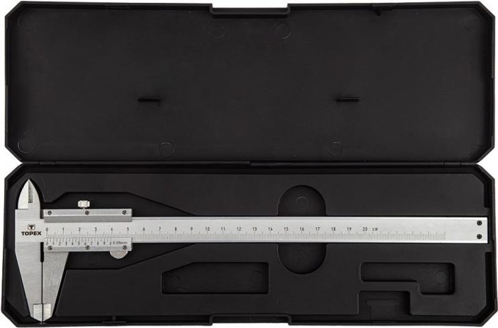Meßschieber 200 mm, 230 mm lang, Messgenauigkeit ±0,05 mm Produktbild 