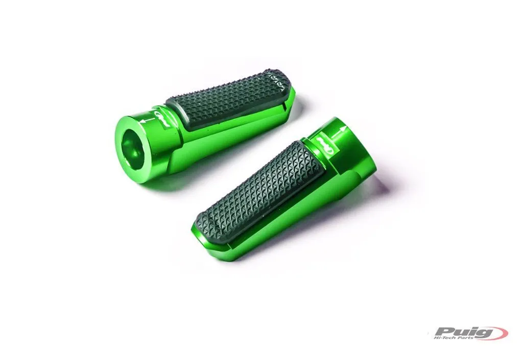 Repose-pieds PUIG 7318V pour Suzuki GSX-R750 Conduite Sportive Verte