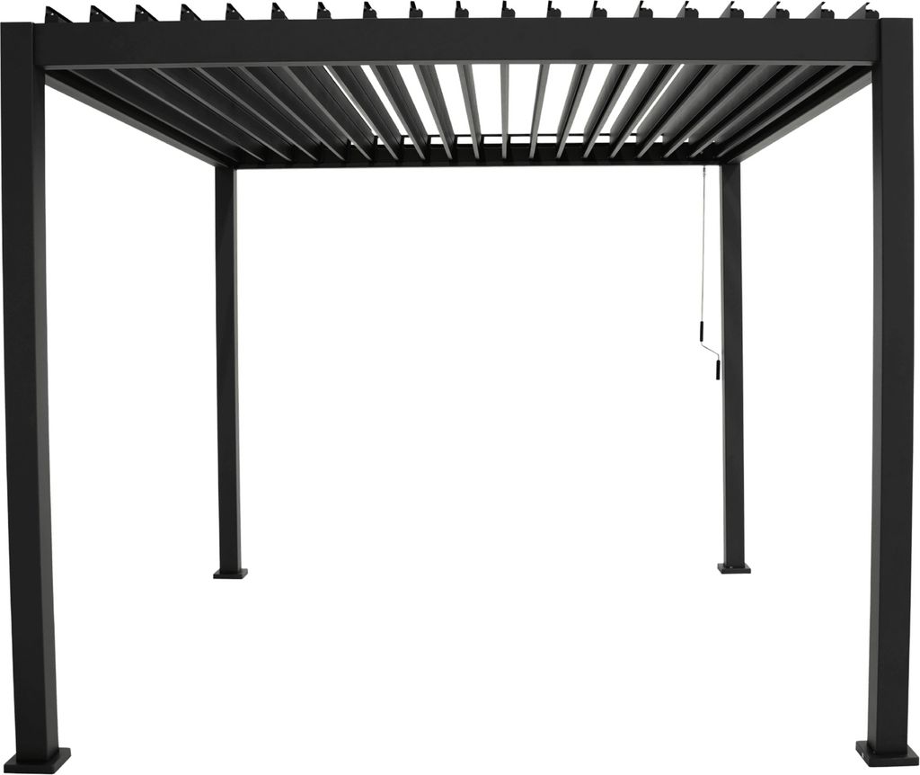 MIRADOR 111 Deluxe Bioklimatische Pergola 3x3m mit Verstellbares Lamellendach