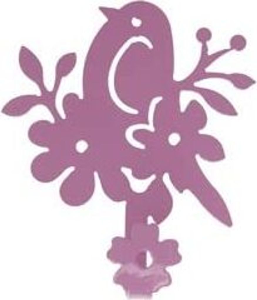 Sass & Belle Wandhaken Vogel pink