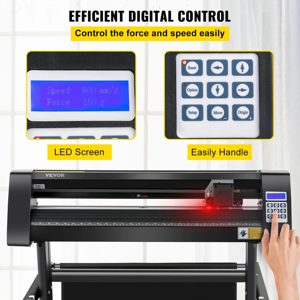 Plotter de découpe semi-automatique 720 mm avec logiciel Signmaster - 3