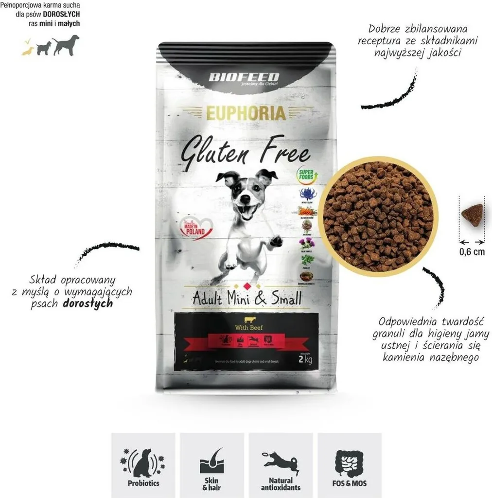 Biofeed Boeuf 2 Kg : Croquettes Digestes pour Petits Chiens Difficiles - 3