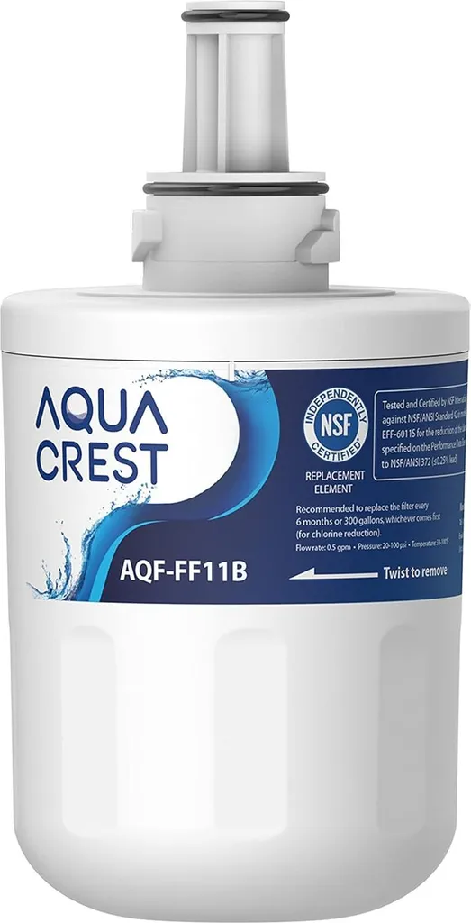 AQUA CREST DA29-00003G Filtro acqua per frigorifero, compatibile con Samsung® Aqua Pure Plus DA29-00003B, DA97-06317A La confezione può variare (1)
