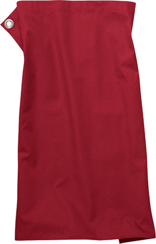 CG Workwear 00128-01 | Bistro Apron Pizzone Classic Bis 95 °C waschbar - Farbe: Regency Red - Größe: 80 x 71 cm