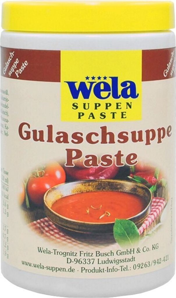 WELA Gulaschsuppe Paste 1/2 Produktbild 