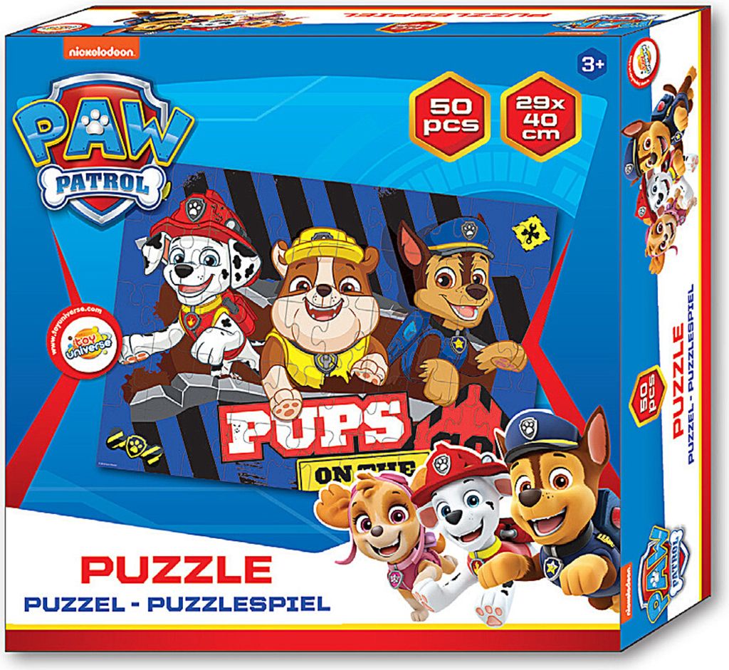 Puzzle Paw Patrol - Kinderpuzzle 50 Teile 40x29 cm