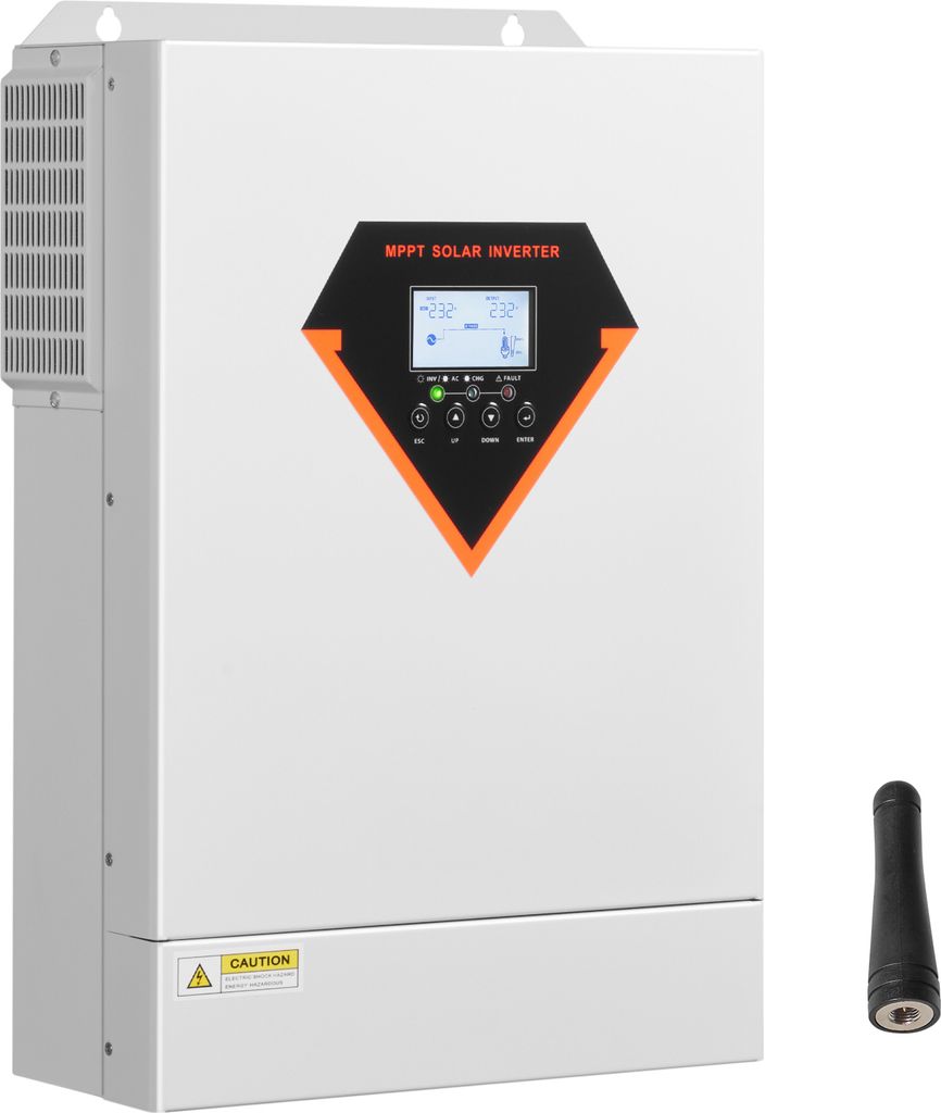 SucceBuy Hybrid Solar Wechselrichter 6kW 220/230V mit 120A MPPT-Controller integriert