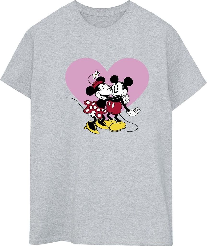 Disney - "Love Languages" T-Shirt für Damen BI38816 (3XL) (Grau)