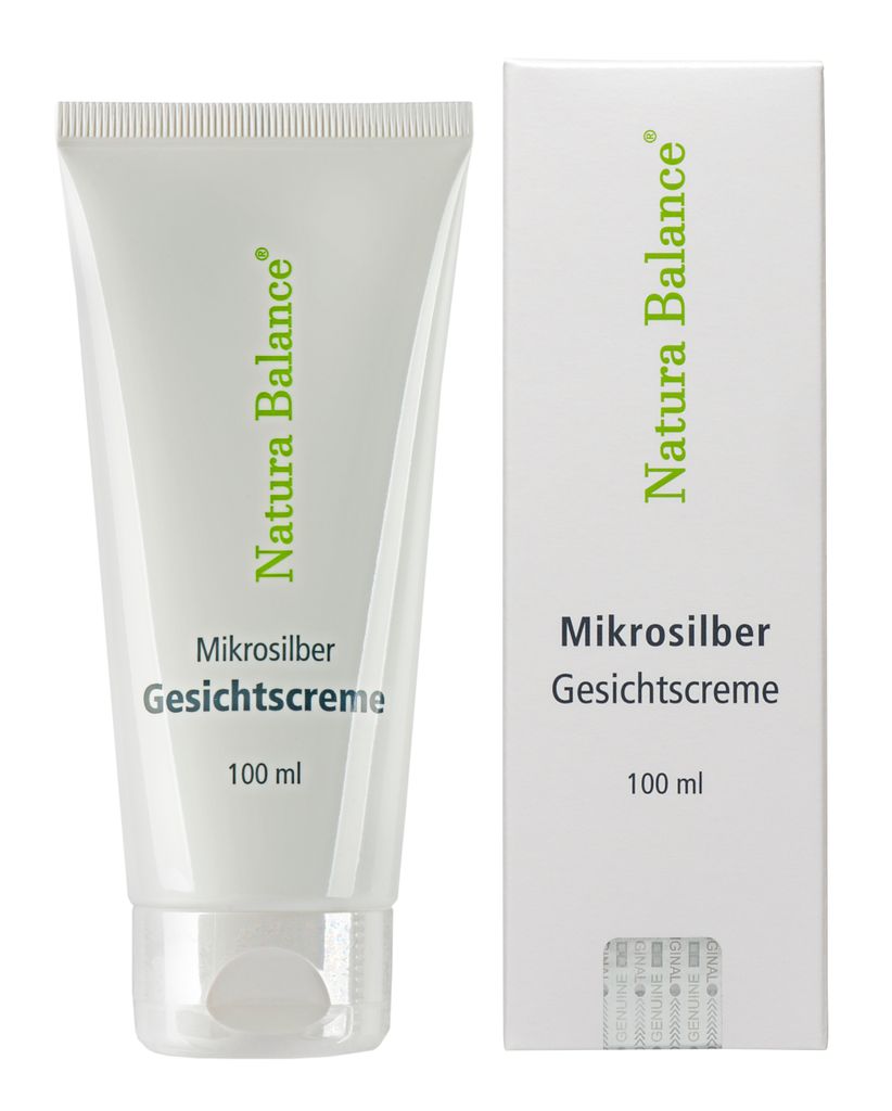 Gesichtscreme Mikrosilber 100ml Face Microsilver Cream Soft Silber Creme Gesicht leichte Pflege bei Hautunreinheiten Microsilber