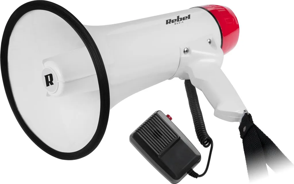 Megafono Rebel DH10 Bianco 20W | Qualità Audio Superiore