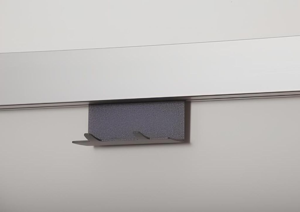 Linero Mosaiq Starterset Profilleiste 600 mm + 2er Hakenleiste Graphitschwarz exklusiv von SOTECH