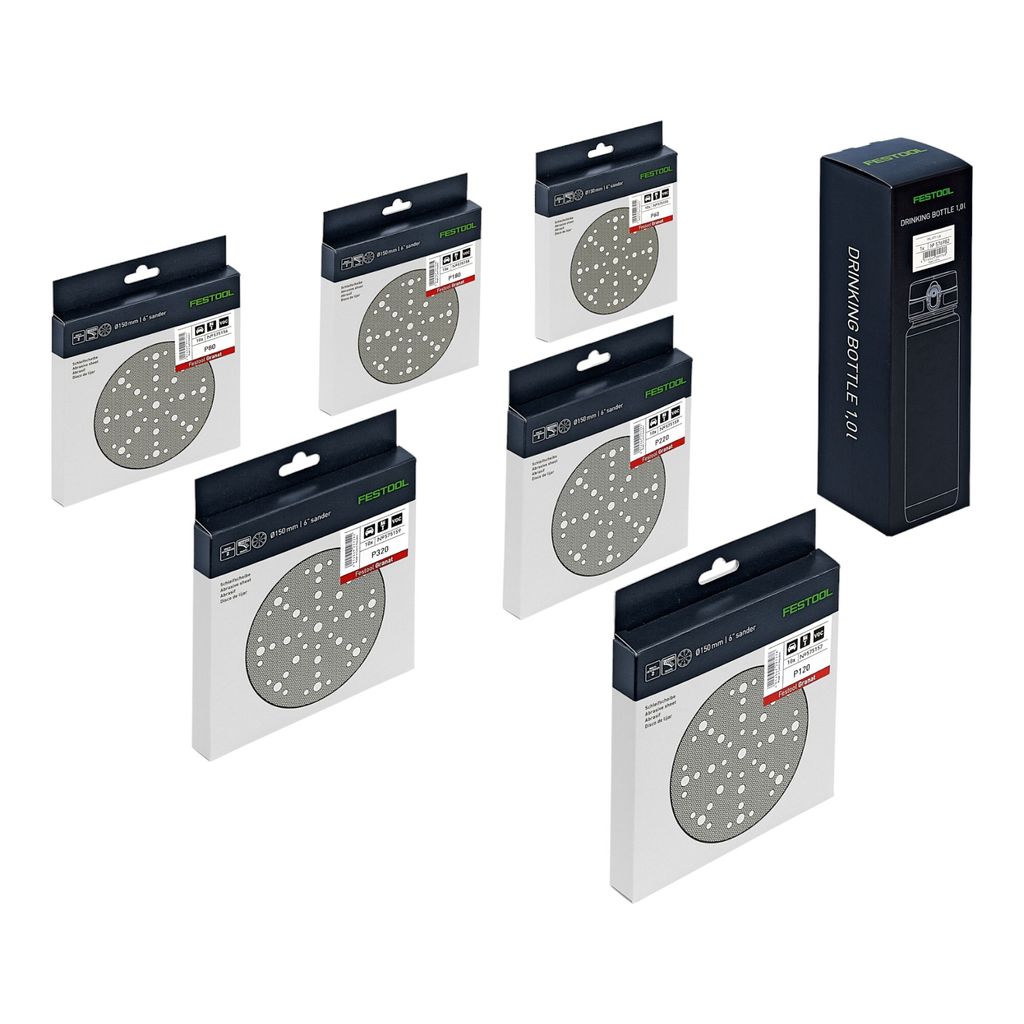 Festool STF D150/48 GR-Set P 60 tlg. Schleifscheiben Set Produktbild 