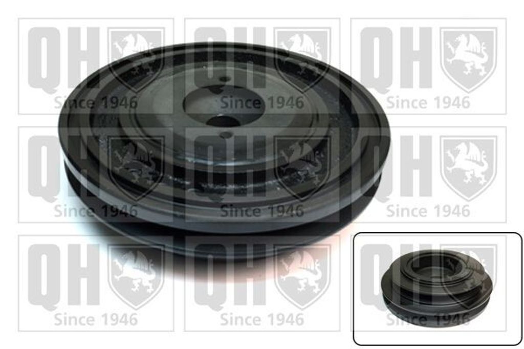 QUINTON HAZELL QCD24 Riemenscheibe Kurbelwelle für RENAULT ESPACE II (J/S63) 118mm