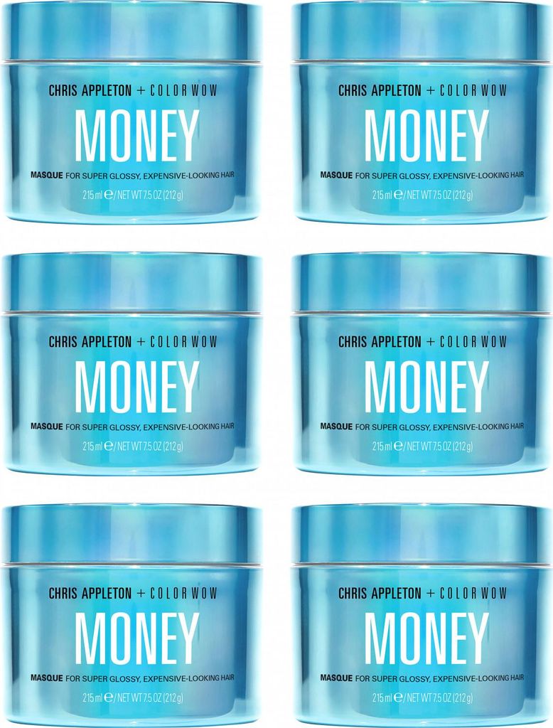 COLOR WOW Money Masque Haarmaske, feuchtigkeitsspendend, für alle Haartypen, 6x215 ml