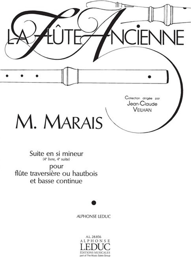 Suite si mineur pour flûte ou hautbois et bc