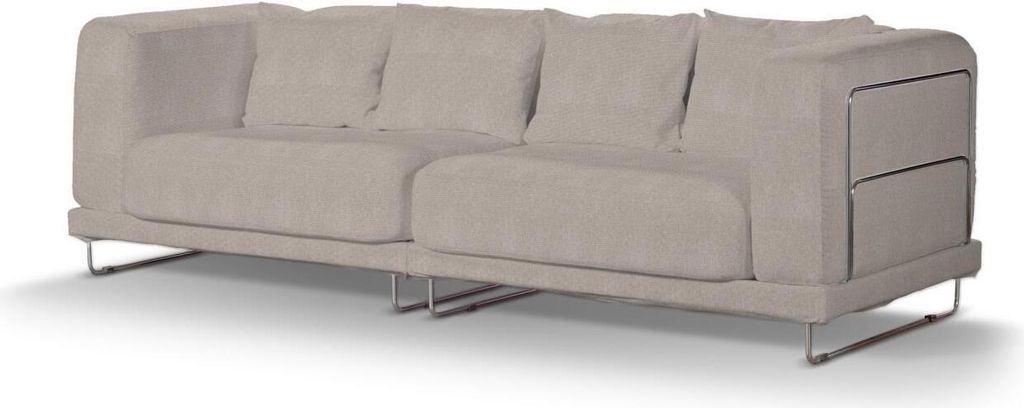 Dekoria Bezug für Tylösand 3-Sitzer Sofa nicht ausklappbar, beige-grau, Bezug für Tylösand 3-Sitzer