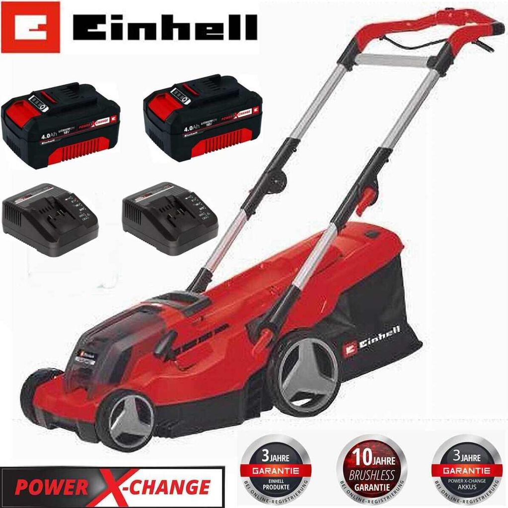 Einhell Akku-Rasenmäher GE-CM 36/37 2x Akku 4 Ah, 2 Produktbild 