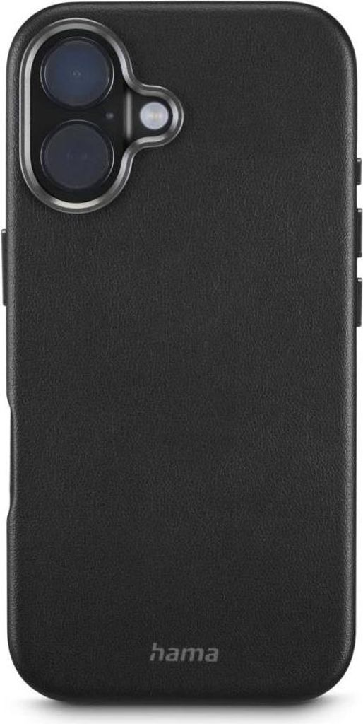 Hama Eco Premium, Cover, Apple, iPhone 16, 15,5 cm (6.1"), Schwarz