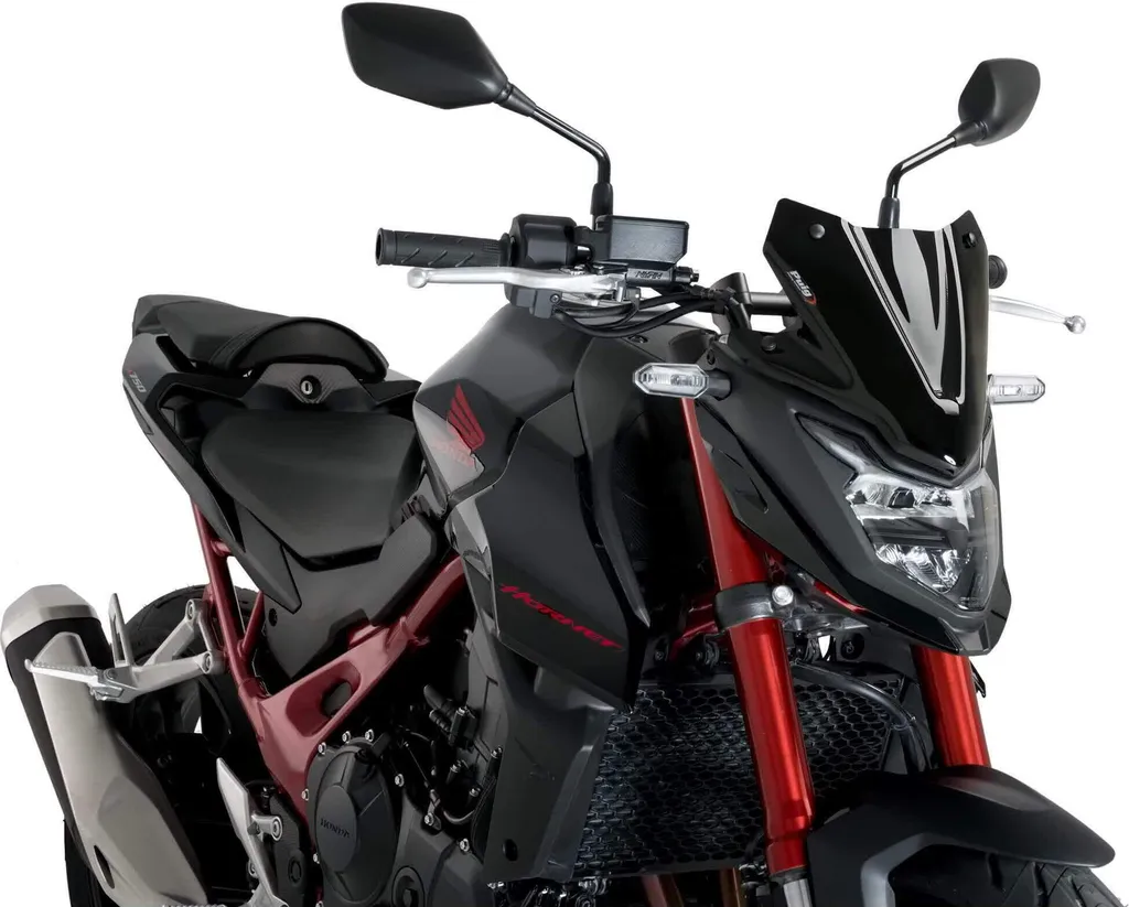 Écran sport Puig noir Honda CB Hornet pour protection vent et look