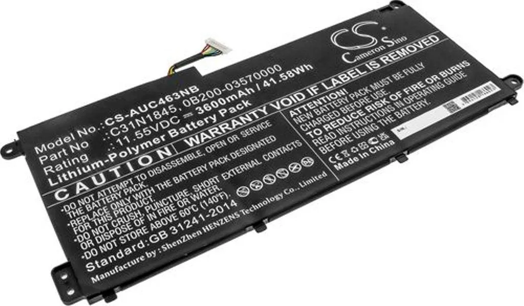 Batterie Interne de Rechange pour PC Portable Asus Chromebook C436FA 42Wh