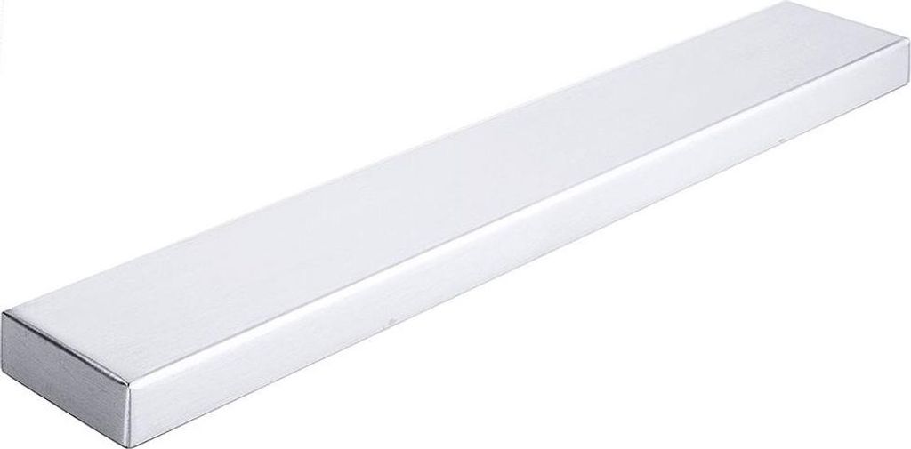 Contacto Magnet-Messerhalter - Edelstahl geschlossen, hygienisch, Wandmontage, 30 x 4,6 x 1,6 cm, effizienter & attraktiver Messerblock Ersatz