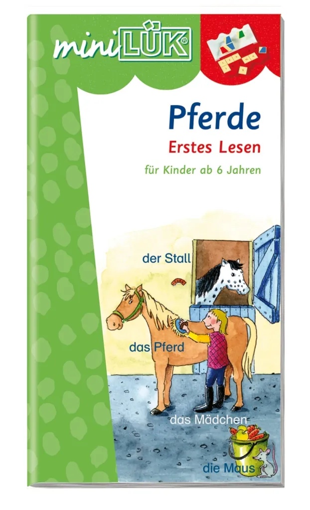 LÜK mini Pferde : Jeu éducatif lecture CP/CE1 avec autocorrection - 2