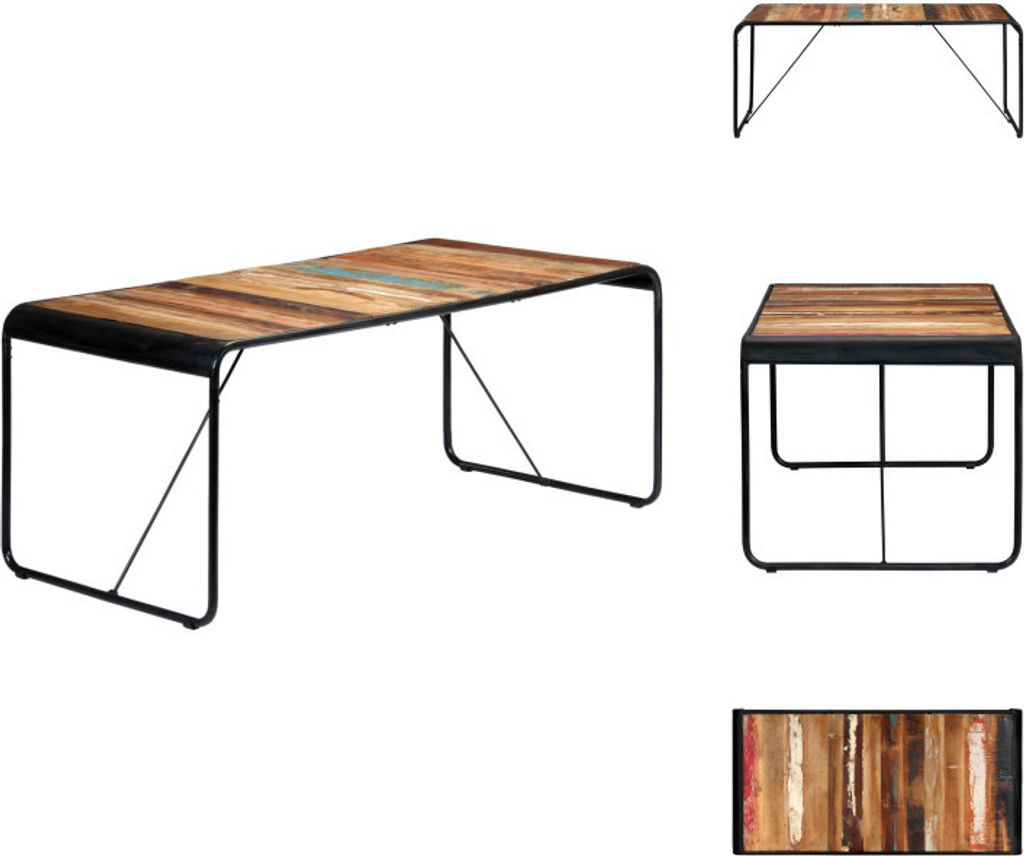 vidaXL Esstisch 180x90x76 cm Altholz Massiv - Esstische