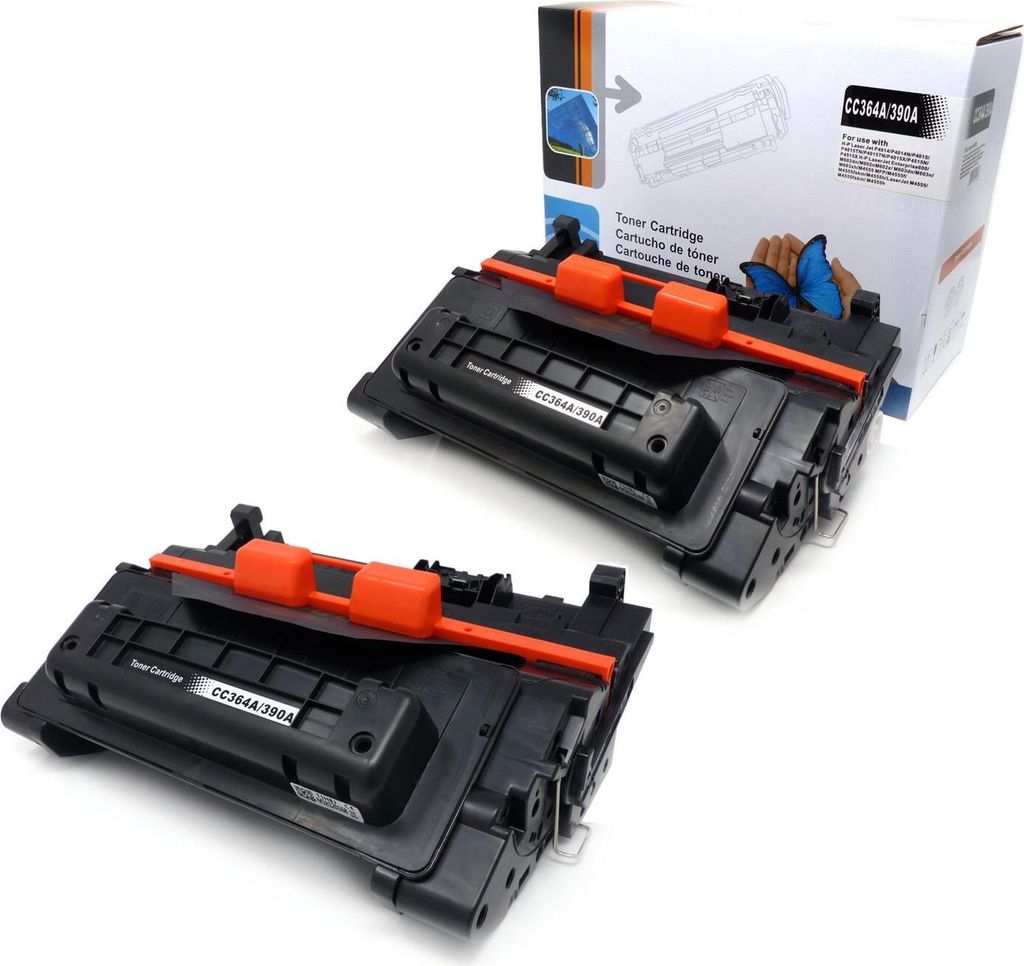 2x Toner (ersetzt CC364A (64A) / 390A (90A))