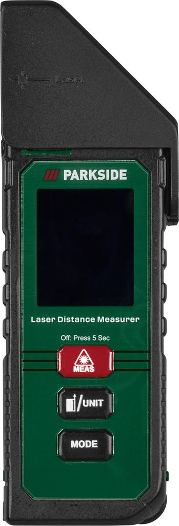 PARKSIDE 5in1 Laserentfernungsmesser Entfernungsmessgerät Produktbild 