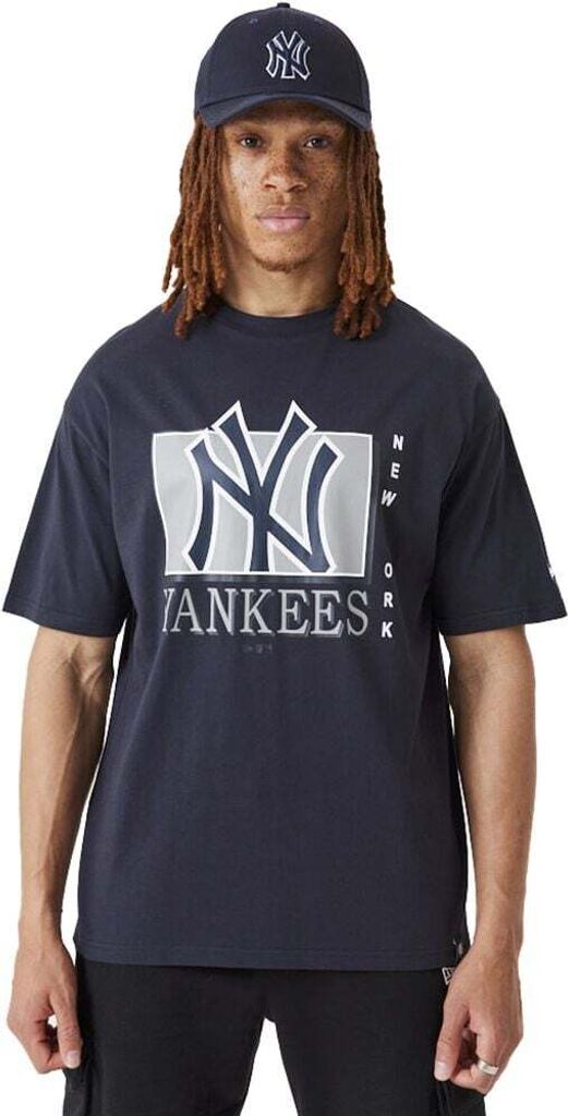 New Era - MLB T-Shirt Uni Team Wordmark Tee - NY Yankees navy M