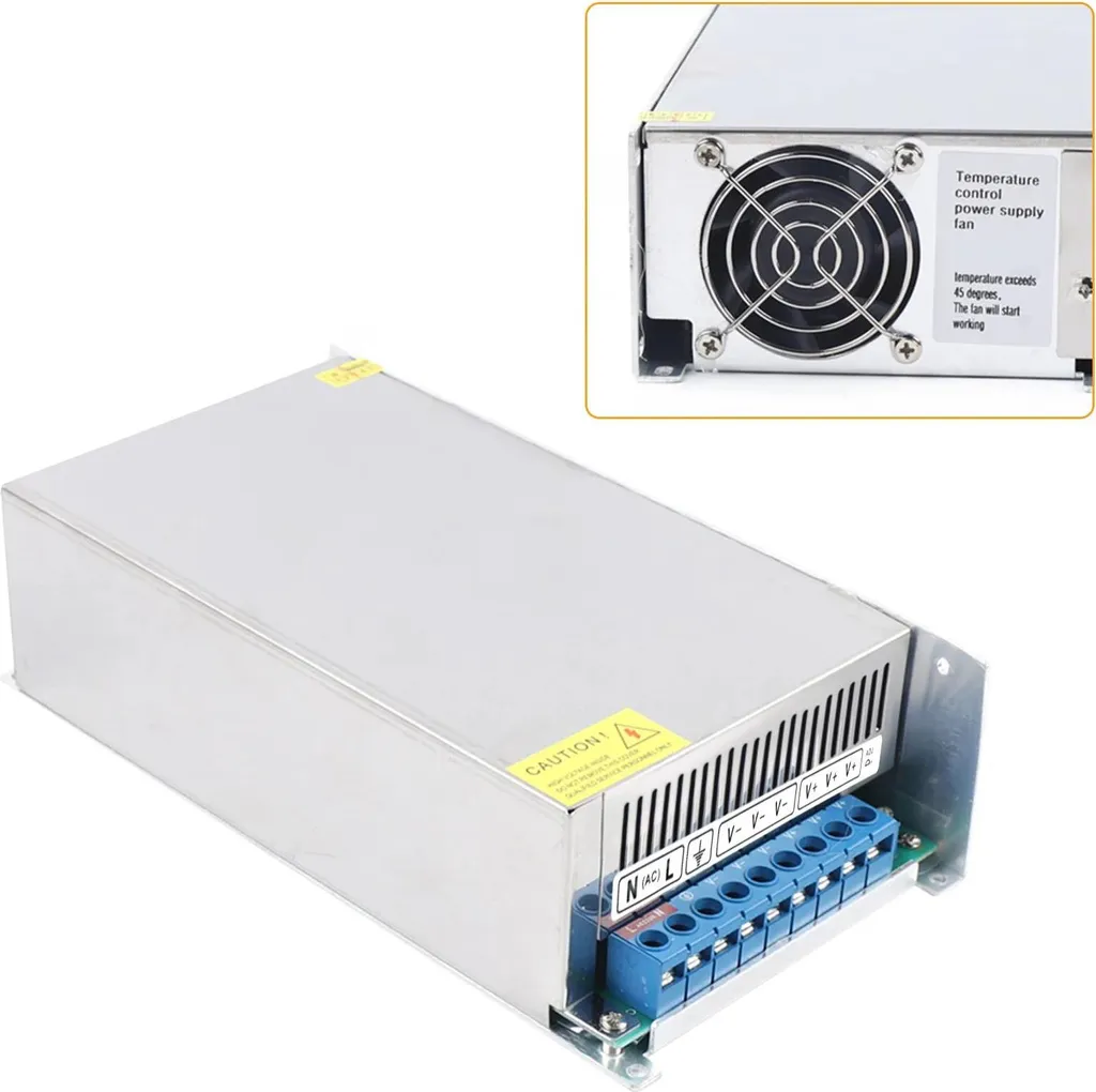 Alimentatore Industriale 48V DC 1000W 20A - Ingresso Monofase 220V - 7