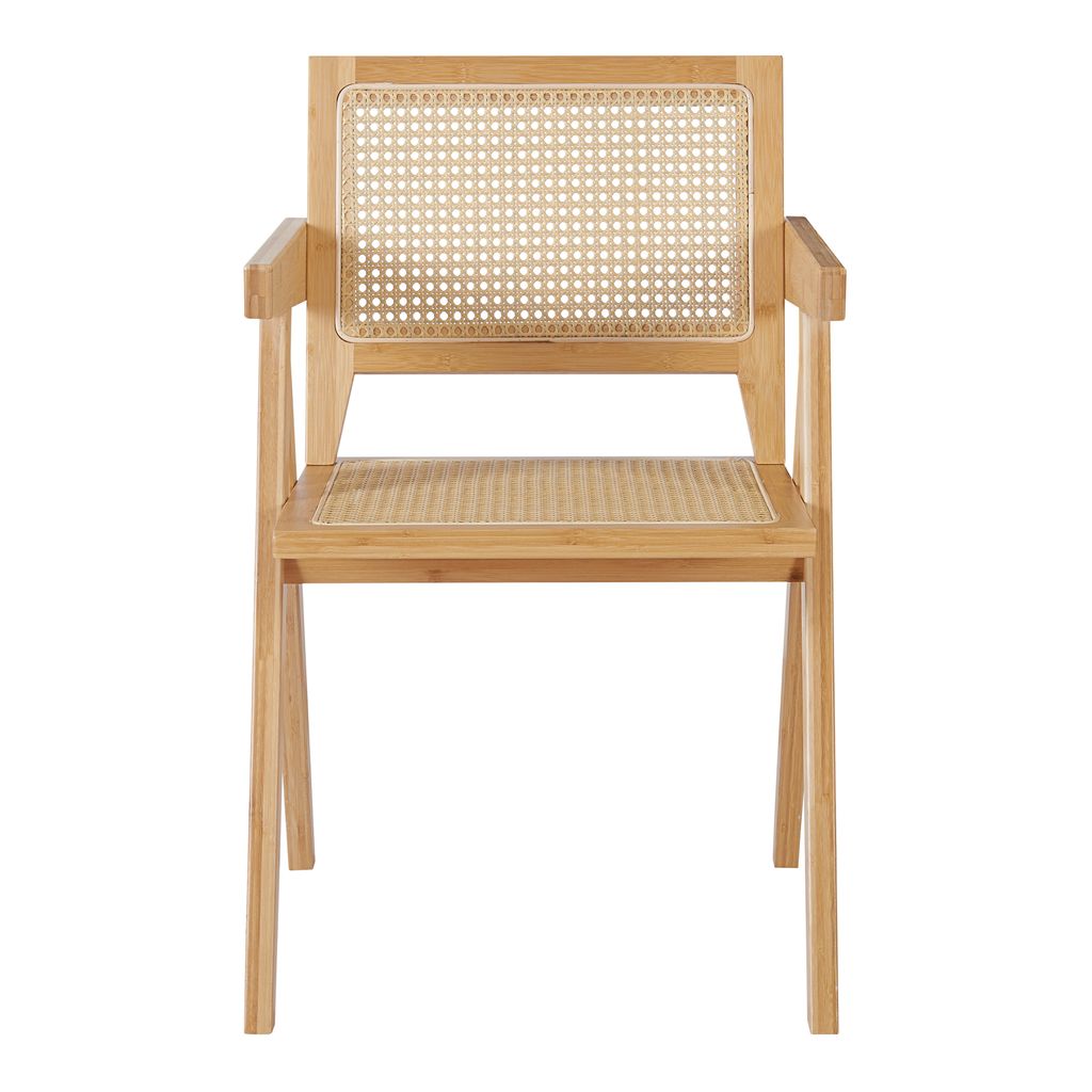 Esszimmerstuhl 'Asikkala' 79x50x50cm Bambus/Rattanoptik