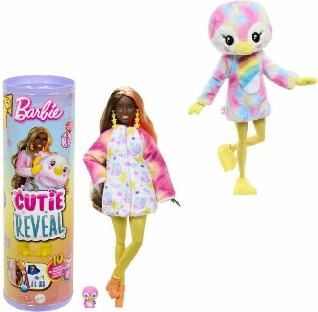 Babypuppe mit Zubehör Barbie Colorful Dream Penguin Doll