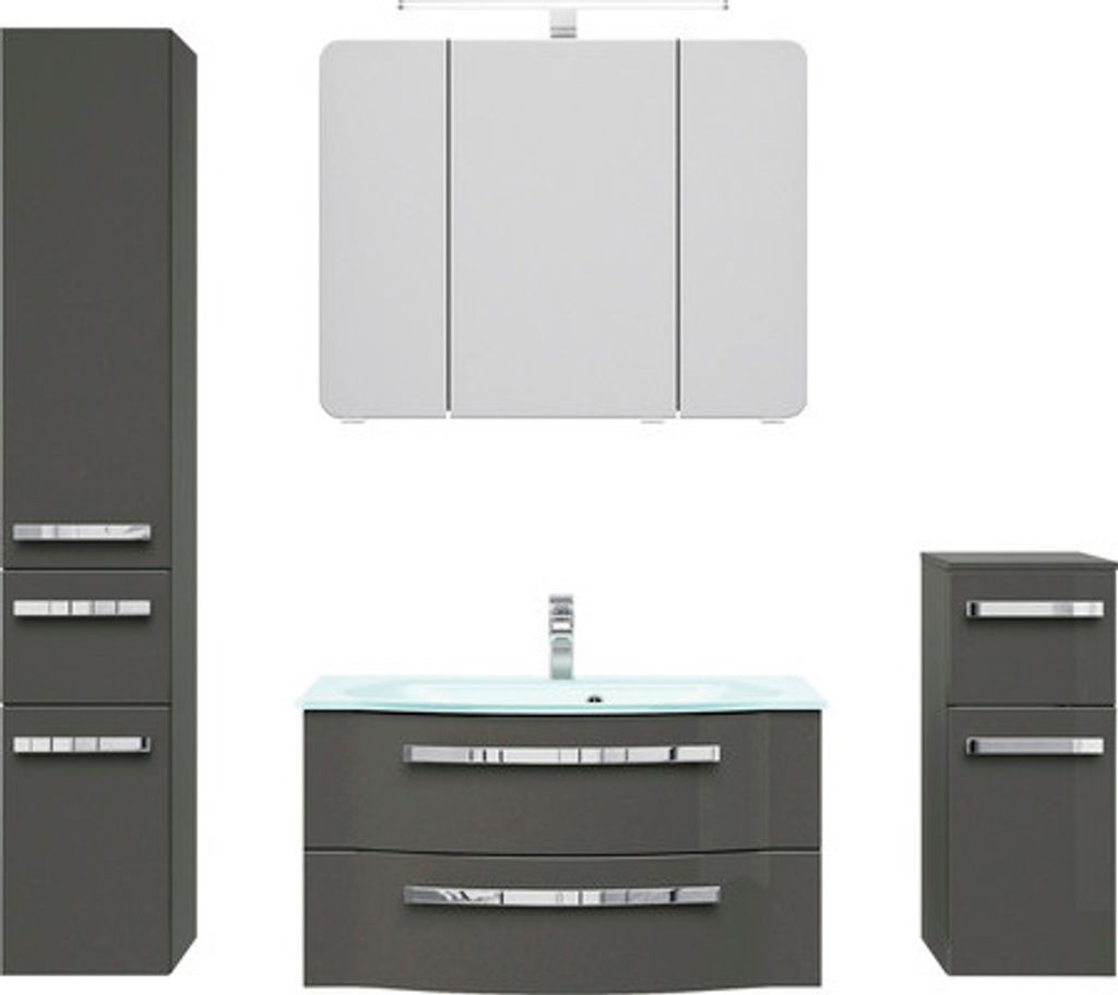 Pelipal Badmöbel-Set xpressline 4005 BxHxT 152 x 200 x 49,1 Produktbild 
