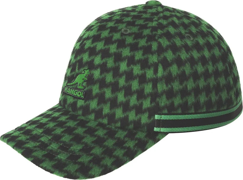 Kangol Baseball Cap Pied-de-Poule | Street Style Invernale | Flexfit