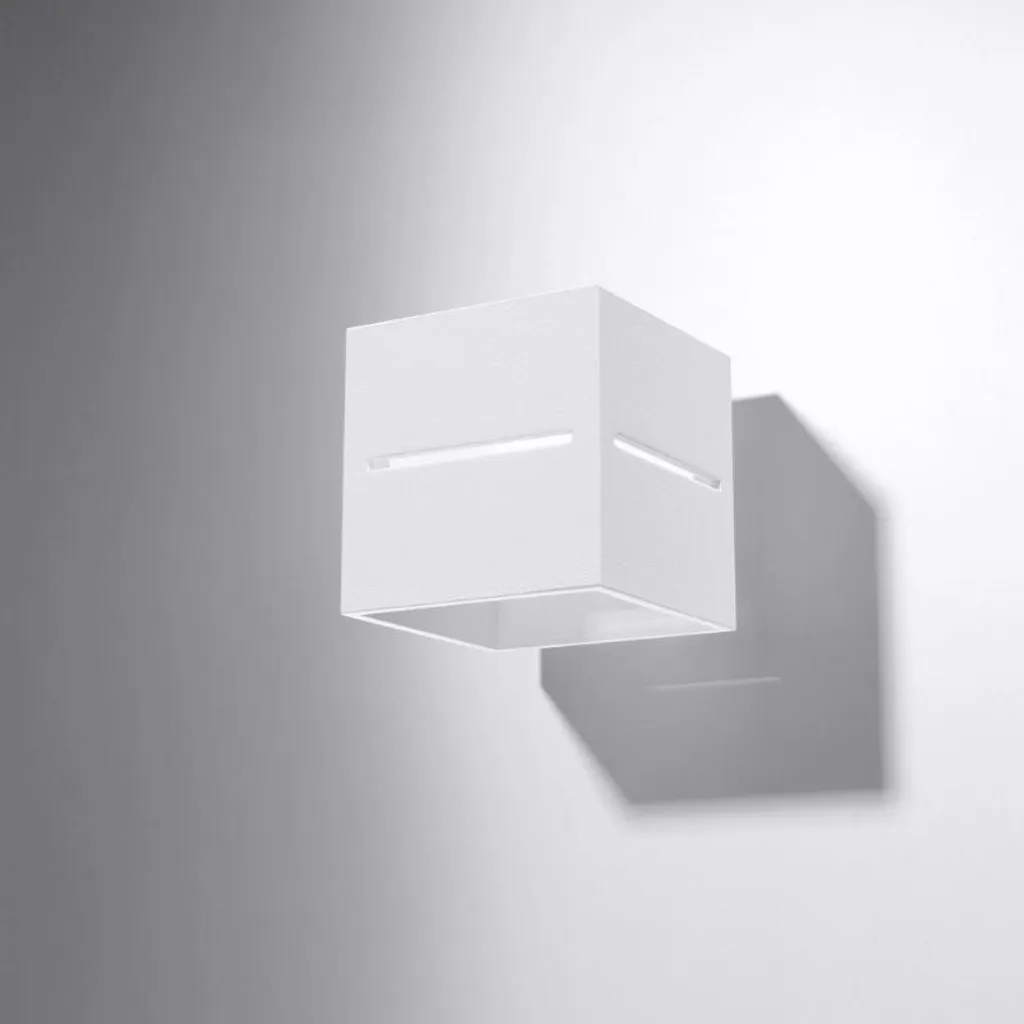 Applique Murale Carré Blanc Design G9 : Éclairage Intérieur Moderne Chic - 2