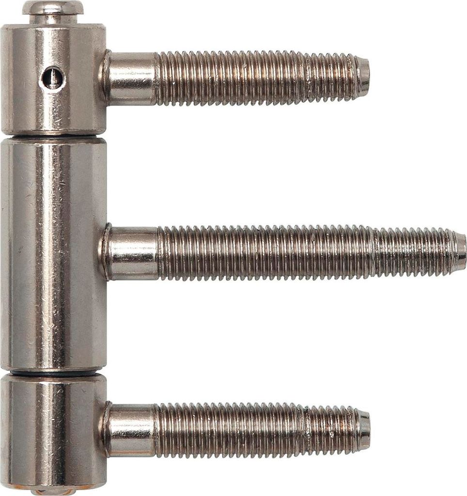 Herkula-Band 3-teilig, mit Aushängesicherung, ø 22 mm, Stahl vernickelt
