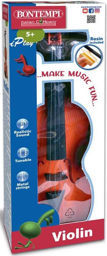 Violino Violino in legno di Bontempi Violino giocattolo per Immagine del prodotto 