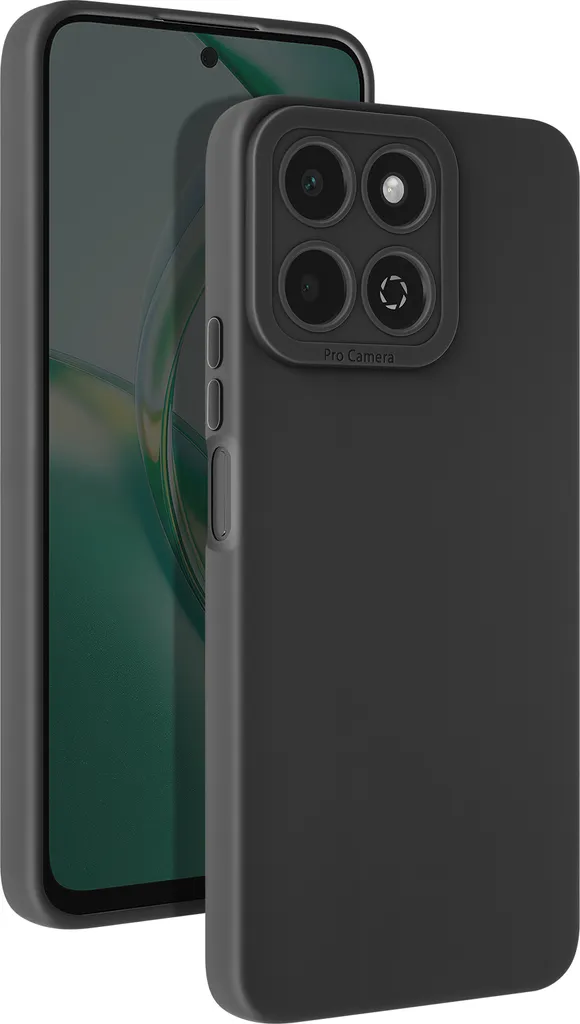 Custodia Silicone SoftGlow Avizar Honor 200 Smart Nero