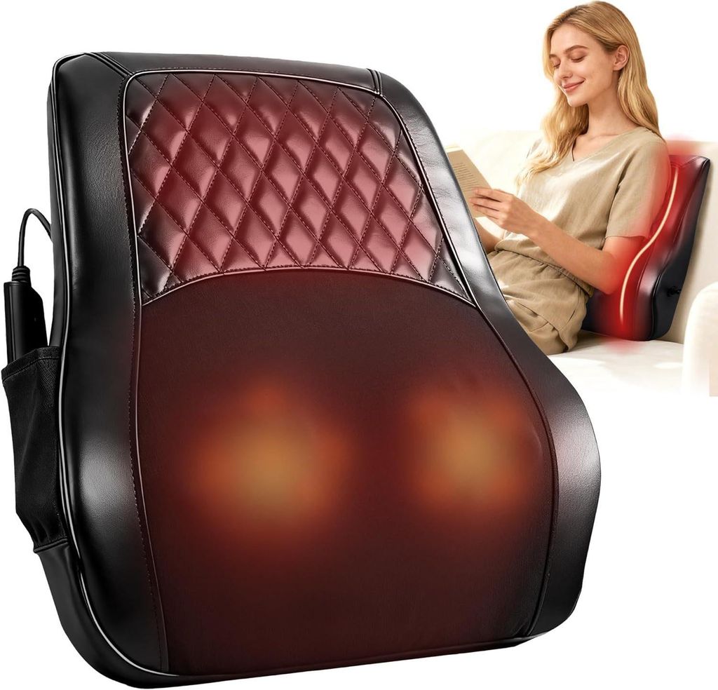 5D-Shiatsu-Massagekissen & Nackenmassagegerät mit Wärme für Produktbild 