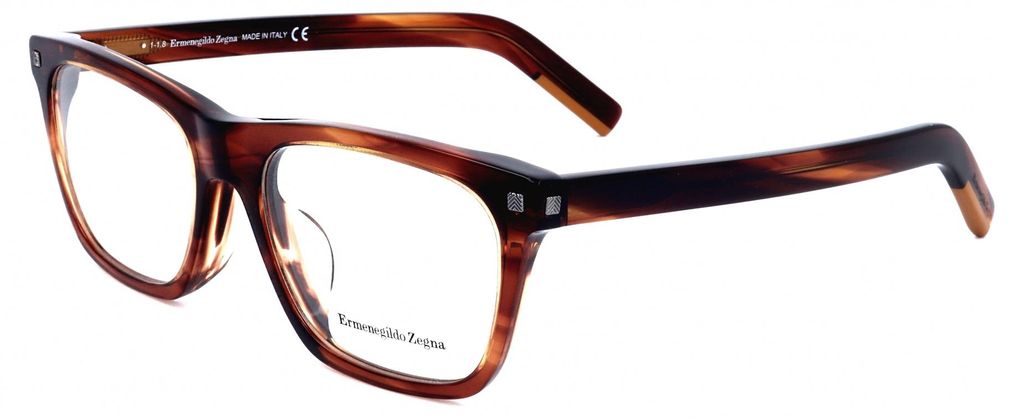 Ermenegildo Zegna EZ5136 F Dark brown 55/18/145 Herren Brillen