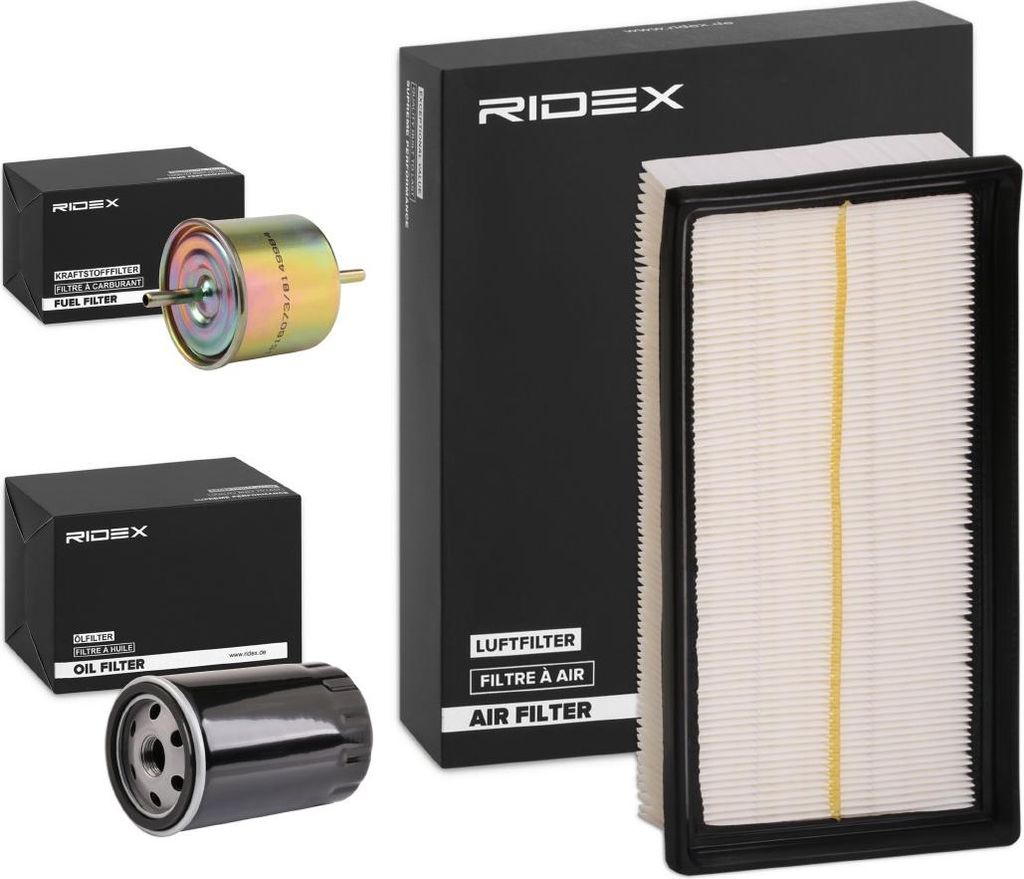 RIDEX Filterset Inspektionspaket Filtersatz für FORD KA (RB)