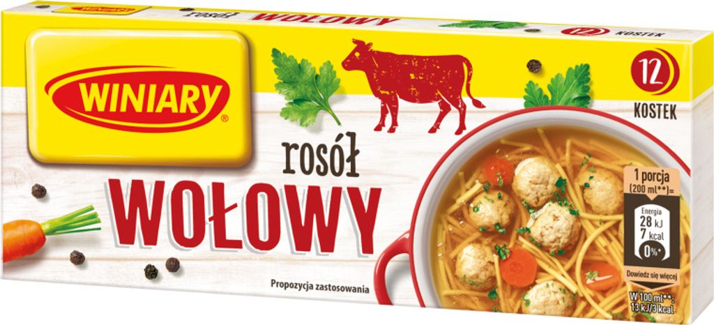 Winiary Rosół wołowy 120 g Zdjęcie produktu 