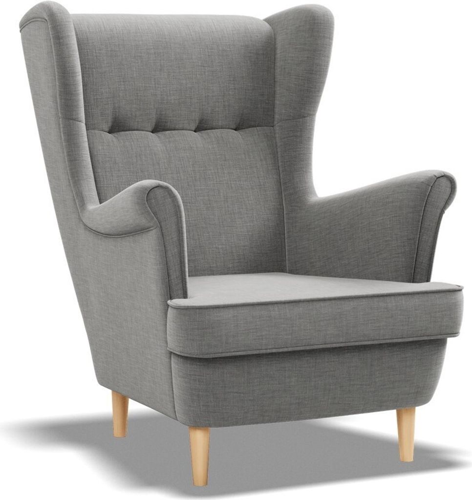 Loungesessel für das Wohnzimmer, Dunkelgrau Produktbild 