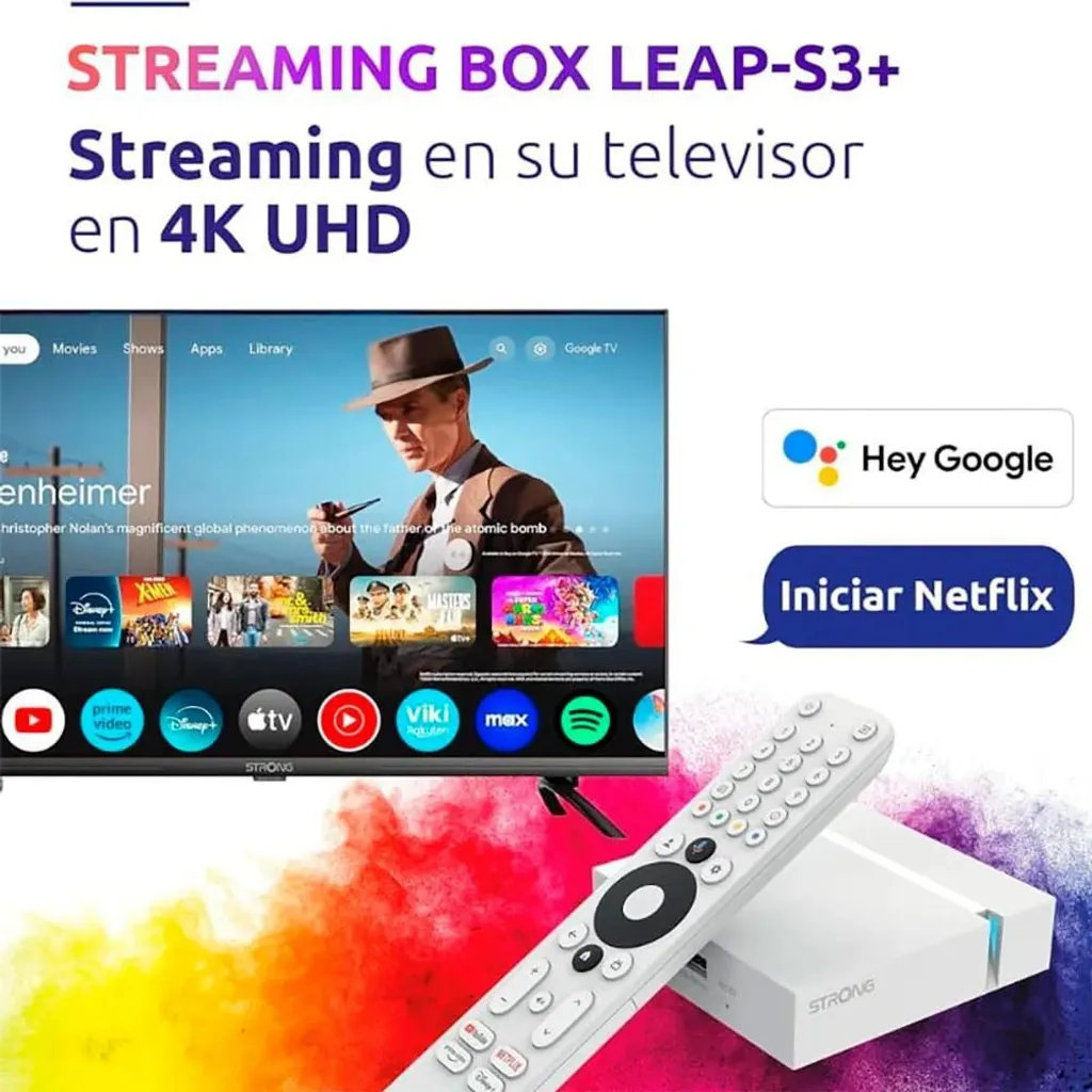 Passerelle multimédia 4K Strong LEAP-S3+V2 - Boîtier Smart TV Android - 15