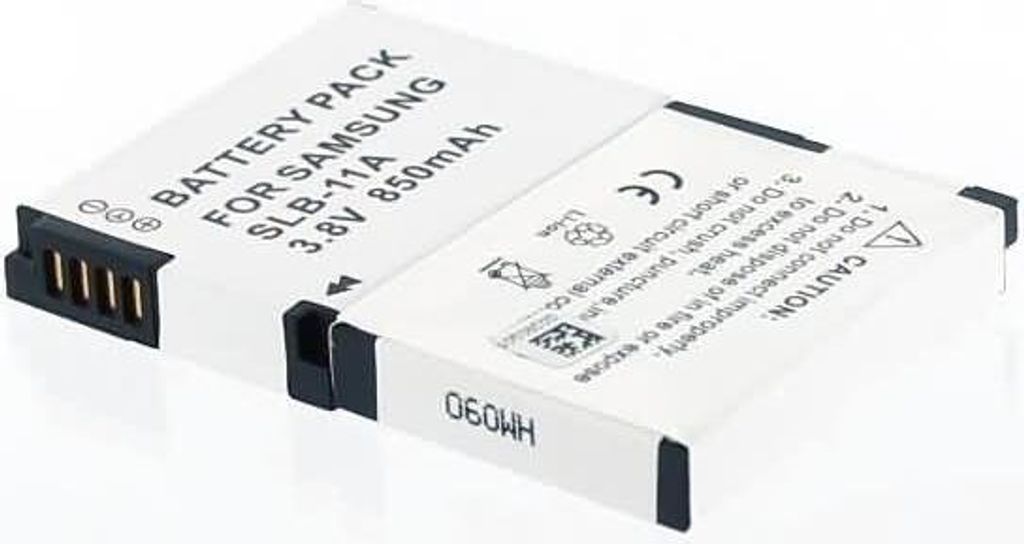 Akku für Samsung EX1 Li-Ion 3,7 Volt 850 mAh schwarz.
