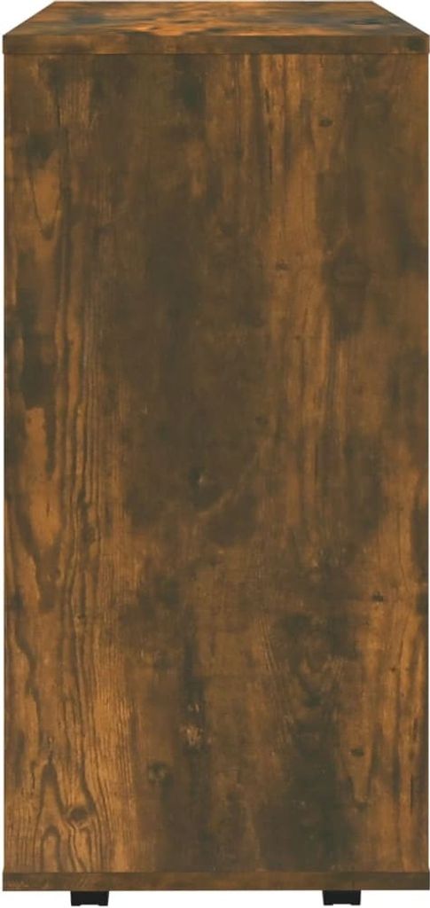 vidaXL Szafka na kółkach dąb wędzony 60x35x75 cm materiał Zdjęcie produktu 9