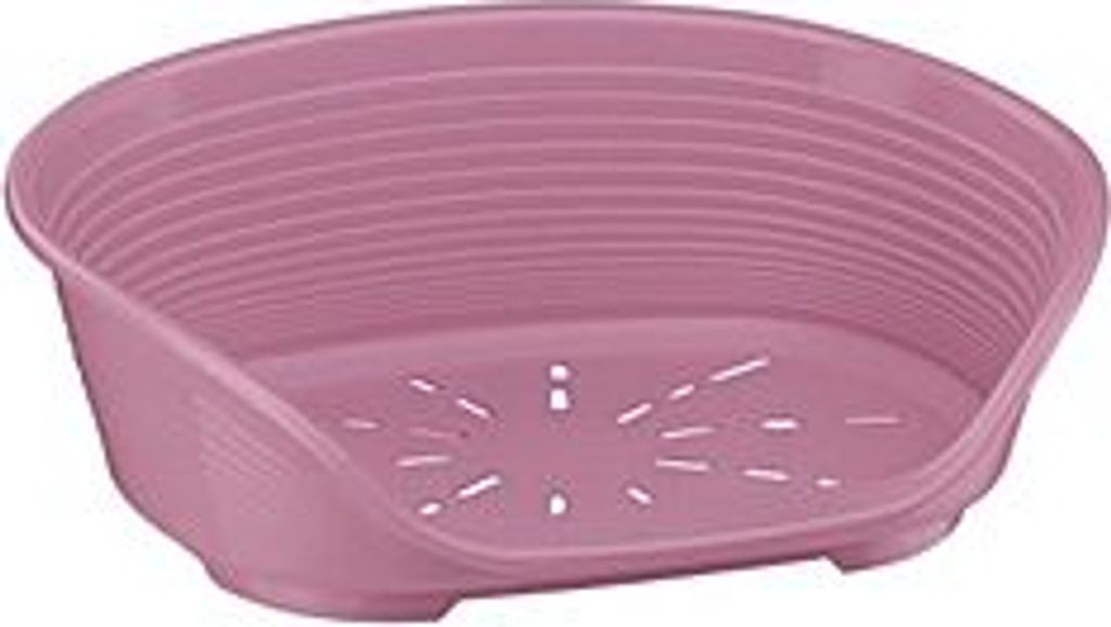 hundekorb siesta deluxe 49 x 36 cm rosa Produktbild 