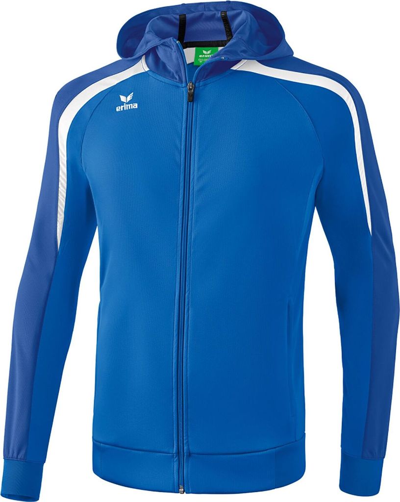Erima Liga 2.0 Trainingsjacke Mit Kapuze Kinder - New Royal / True Blue / Weiß | Größe: 128