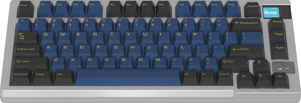 Darmoshark K8 Tri-Mode Kabellose mechanische Tastatur mit 81 Tasten K81 Tastatur RGB-Vollfarb-Hintergrundbeleuchtung 18 Lichteffekte Vollstaendige ...